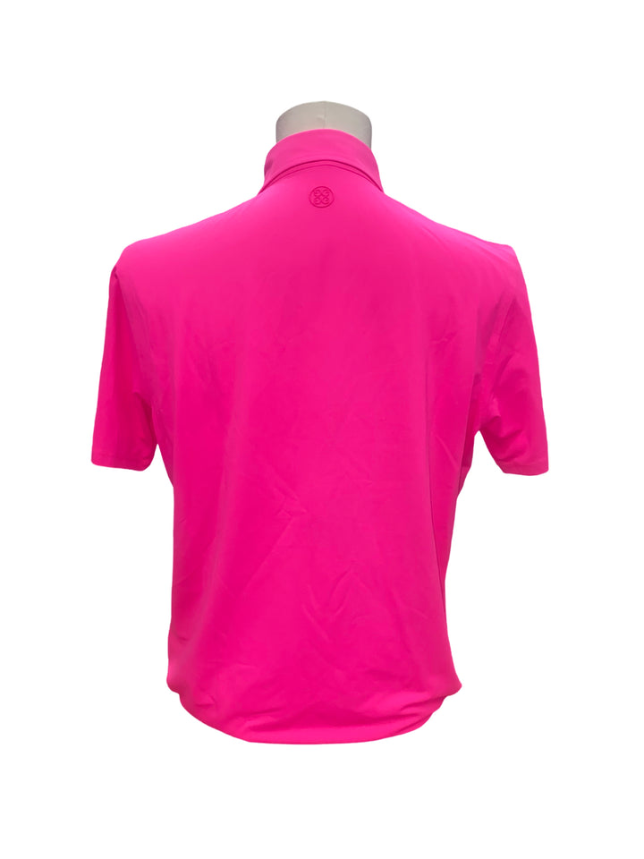 G/Fore Men's Tech Pique Polo - Neon Pink