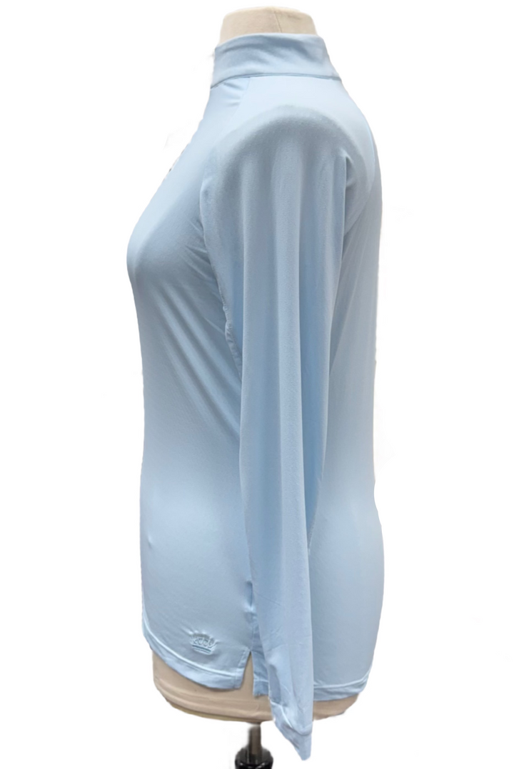 Kastel Denmark 1/4 Zip Long Sleeve Shirt - Hamptons Blue - Skorzie