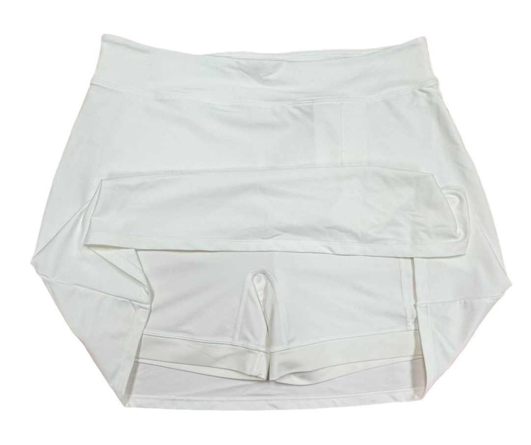Johnnie-O Ashlyn Performance Skort - White - X-Large - Skorzie