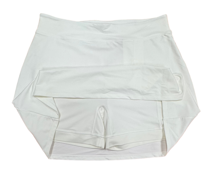 Johnnie-O Ashlyn Performance Skort - White - X-Large - Skorzie