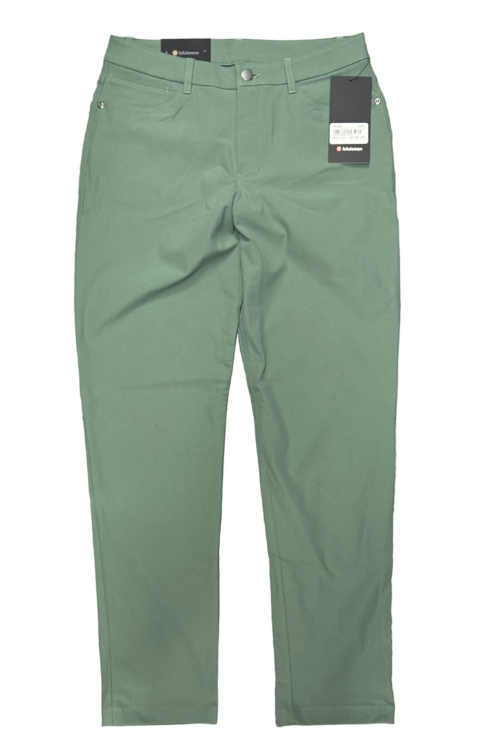 Lululemon Men's ABC Classic-Fit 5 Pocket Pant Warpstreme - Green - 30" x 32" - Skorzie