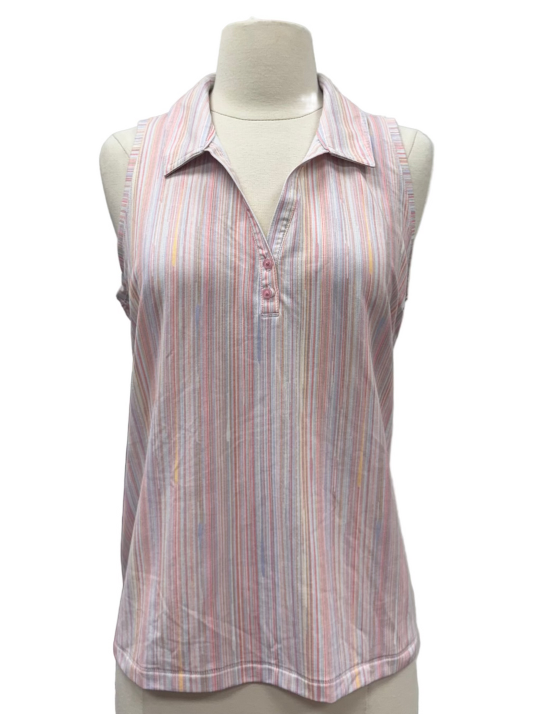 Travis Mathew Featherweight Printed Polo - Foxglove Multi - Large - Skorzie