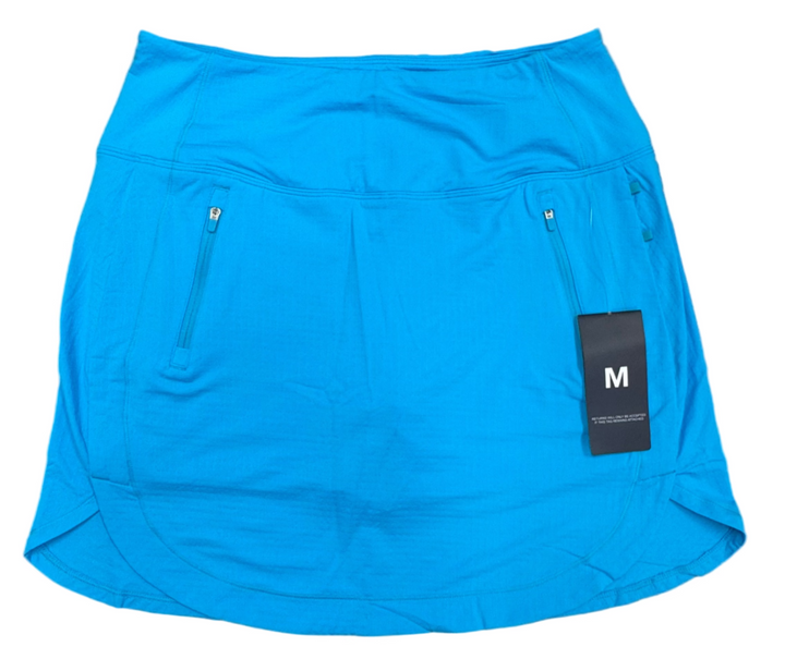 IBKUL Solid Straight Skort 17.5" - Turquoise - Skorzie