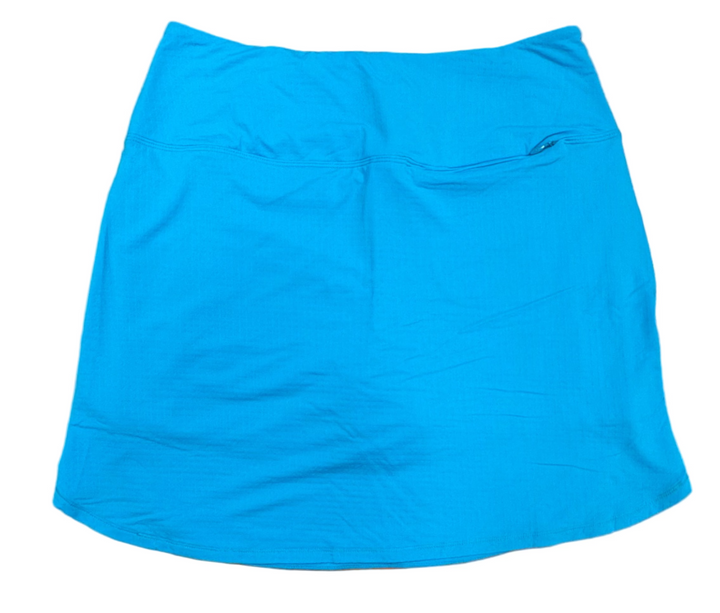 IBKUL Solid Straight Skort 17.5" - Turquoise - Skorzie