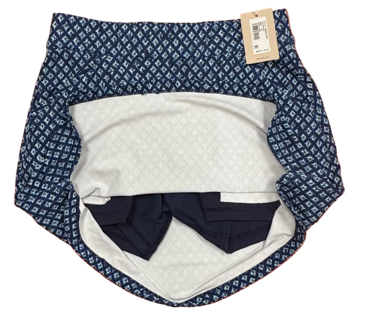 Peter Millar Diamond Print Skort - Navy - Skorzie