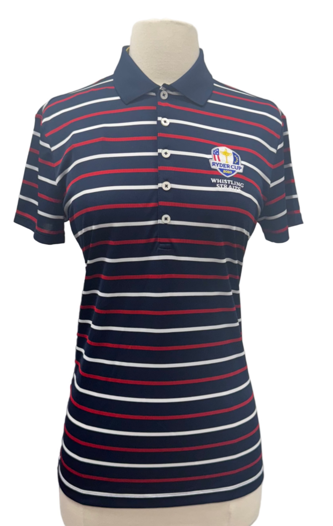 RLX Ralph Lauren Stripe Polo - Navy - Small - Skorzie