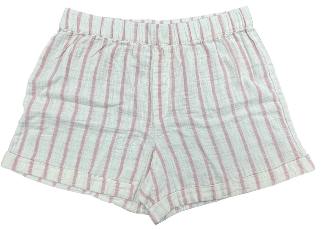 Z Supply Morning Stripe Gauze Short - Bone - Medium - Skorzie