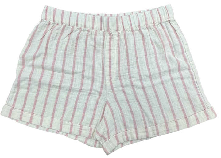 Z Supply Morning Stripe Gauze Short - Bone - Medium - Skorzie