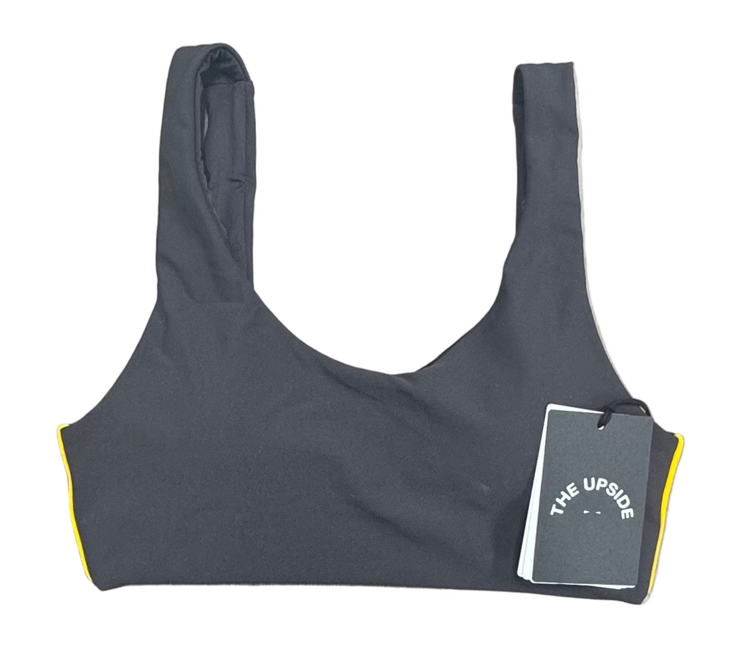 The Upside Beaufort Harley Scoop Bra - Licorice - X-Small - Skorzie