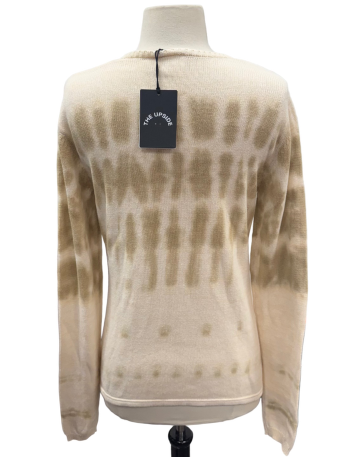 The Upside Amana Long Sleeve Knit Top - Natural - X-Small - Skorzie