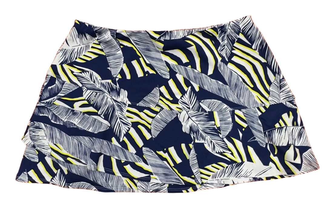 Tail Tropical Print Skort - Navy - Medium - Skorzie