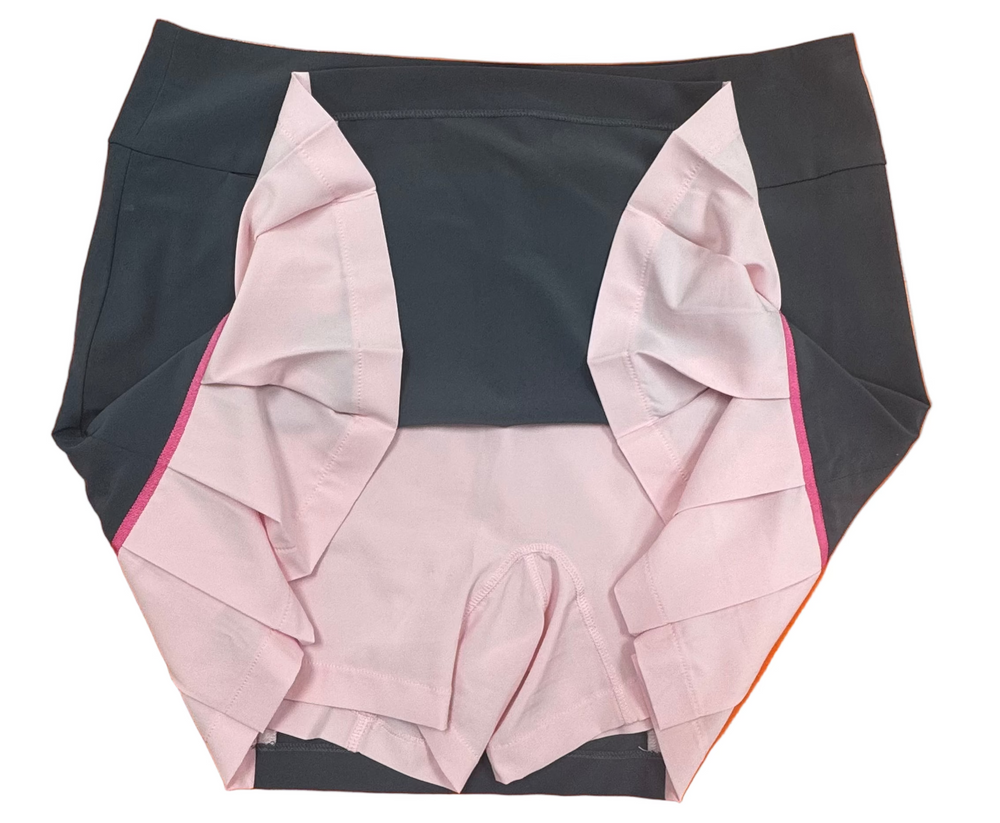 Golftini Lucky Skort - Grey/Pink - Size 6 - Skorzie