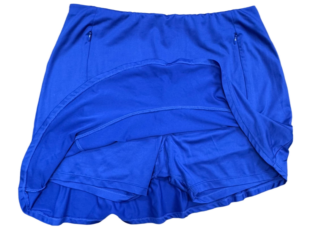 Tail Side Sway Skort - Royal Blue - Medium - Skorzie