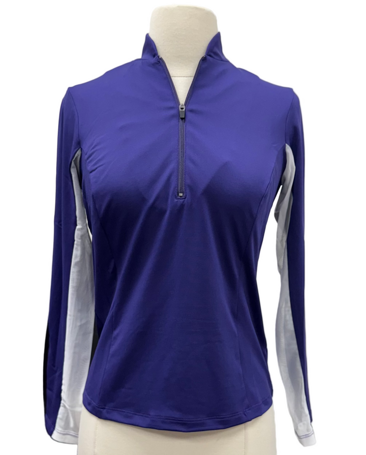 Amy Sport Katelyn Long Sleeve Top - Iris - Skorzie