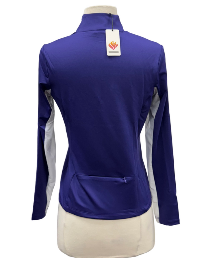 Amy Sport Katelyn Long Sleeve Top - Iris - Skorzie