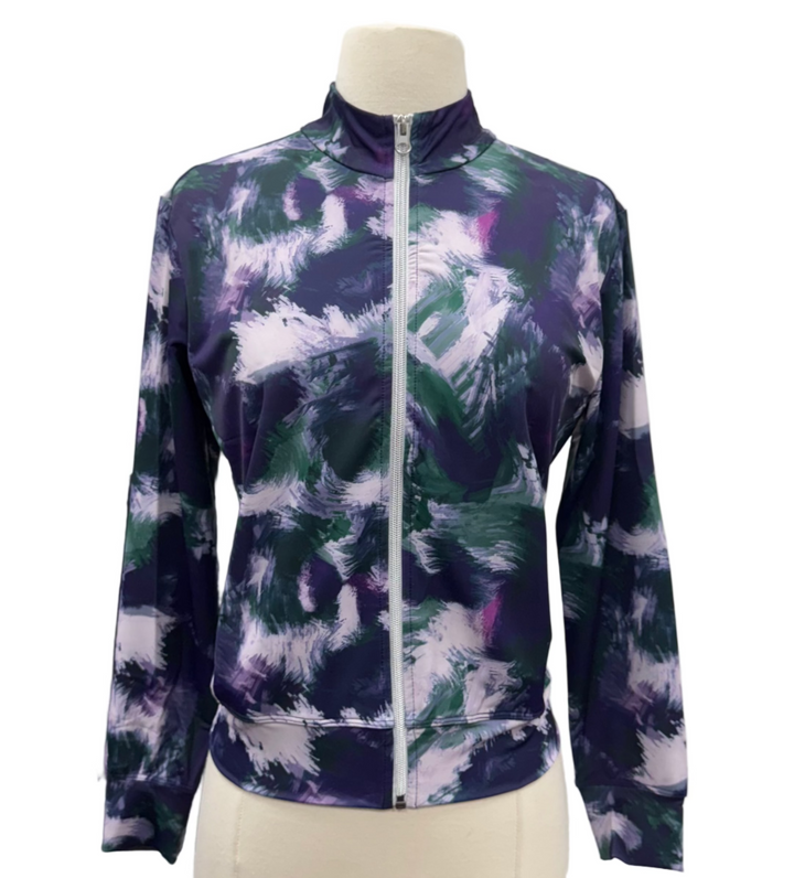 Amy Sport Danni Bomber Jacket - Dark Watch Abstract - Skorzie