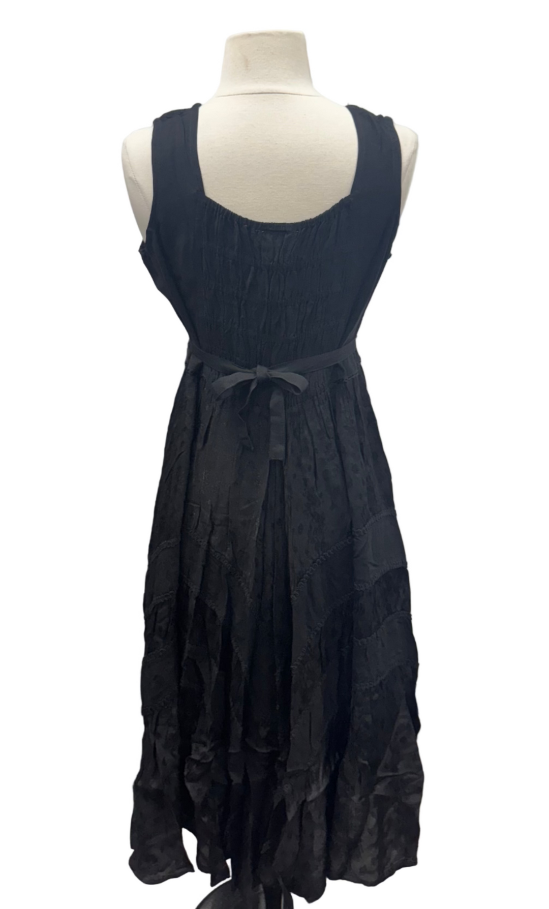 Scully Honey Greek Sleeveless Lace Front Dress - Black - Skorzie