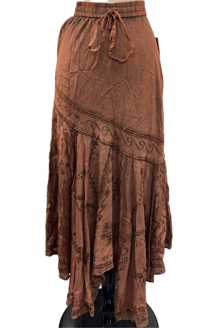 Scully Honey Creek Rayon Skirt - Copper - Skorzie