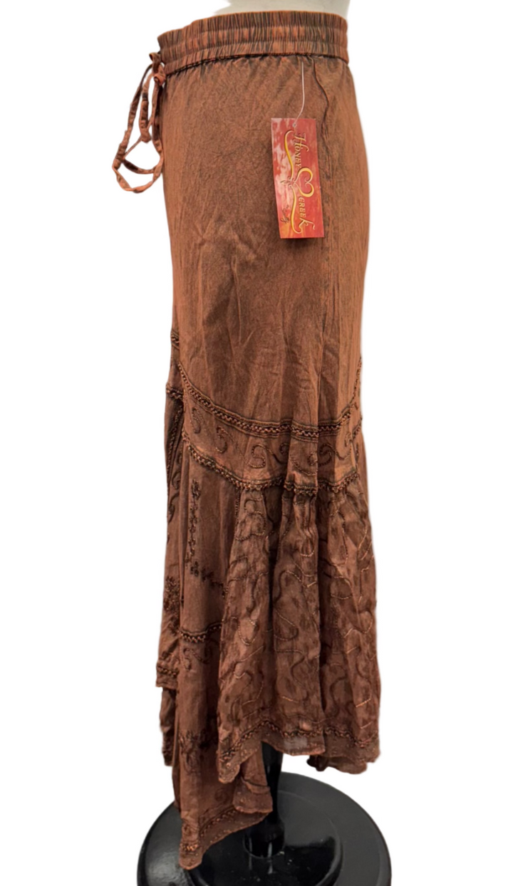 Scully Honey Creek Rayon Skirt - Copper - Skorzie