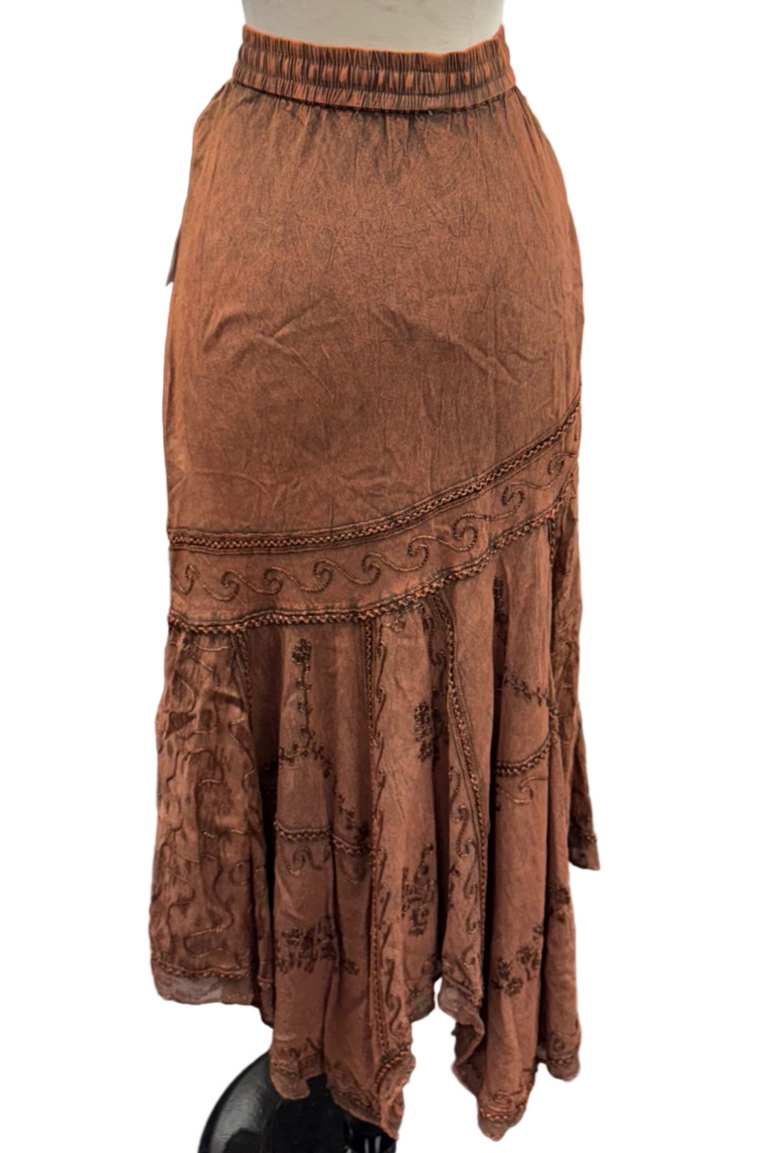 Scully Honey Creek Rayon Skirt - Copper - Skorzie
