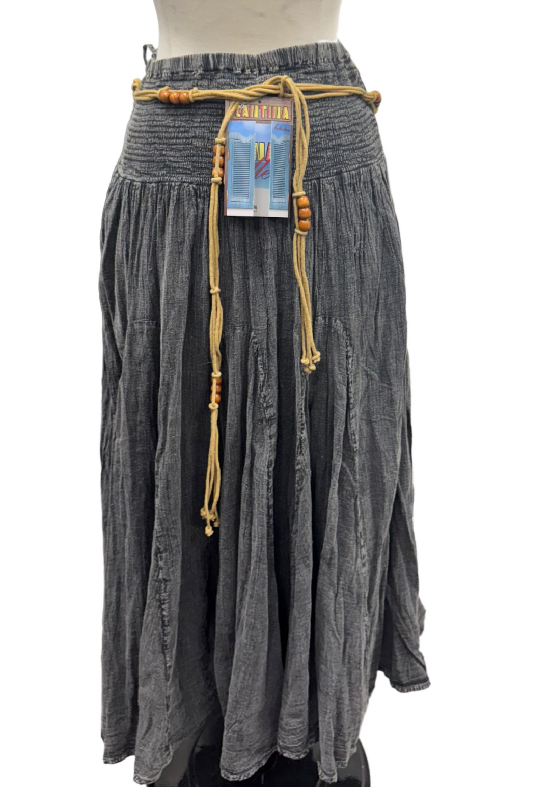 Scully Cantina Collection Skirt - Charcoal - Small - Skorzie