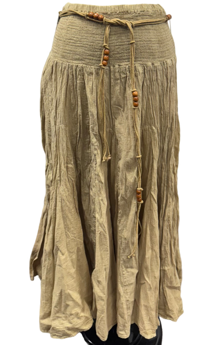 Scully Cantina Collection Skirt - Khaki - Small - Skorzie