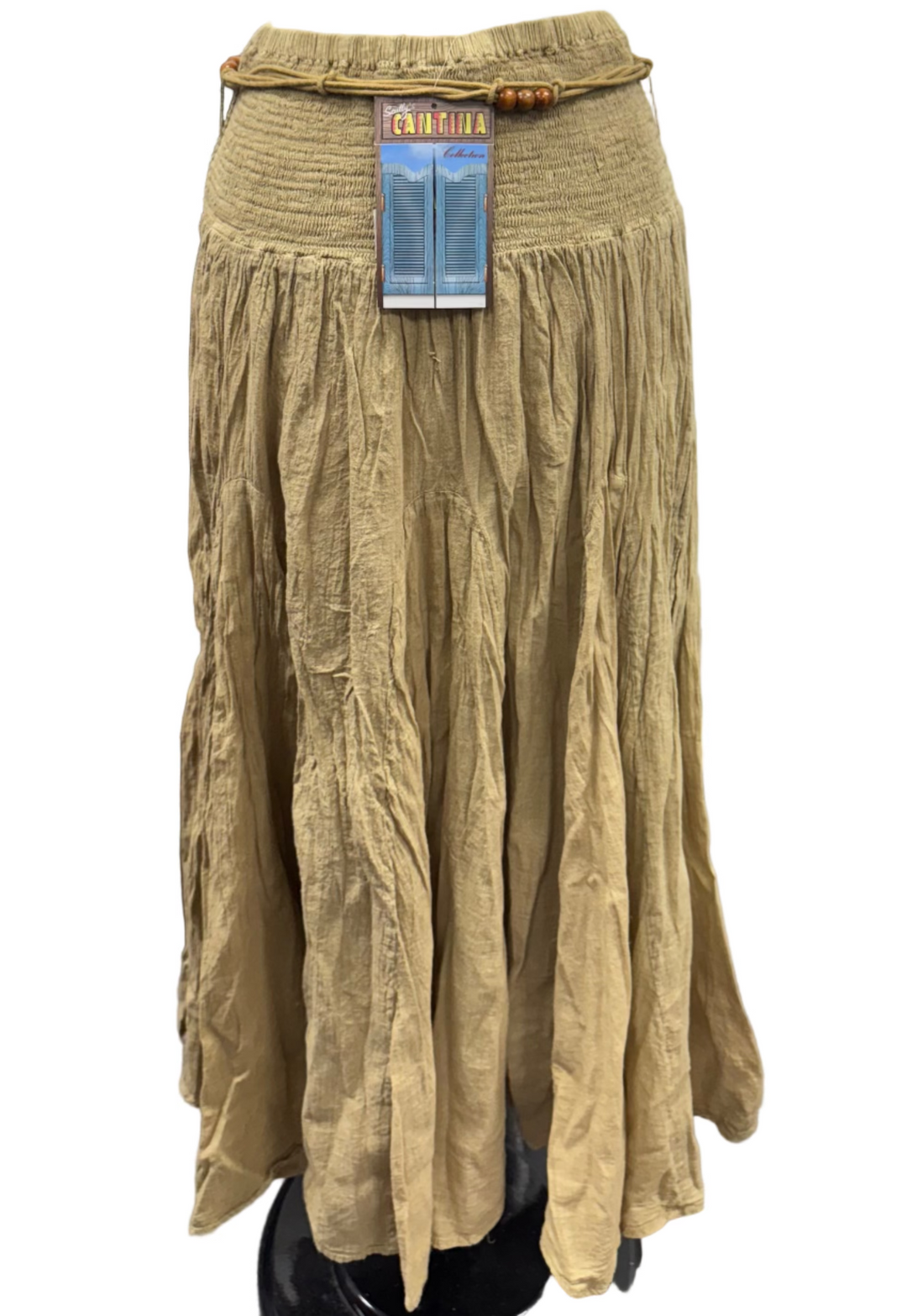 Scully Cantina Collection Skirt - Khaki - Small - Skorzie