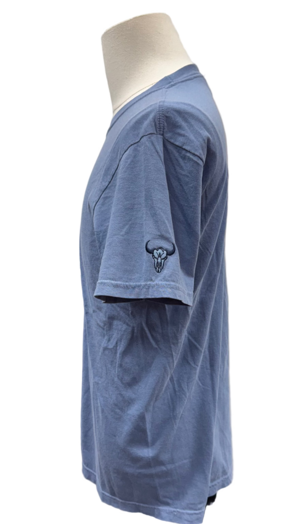 Scully Men's Cotton T-Shirt - Blue Jean - Skorzie