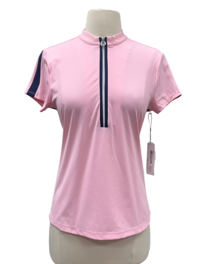 Kinona Sporting Life Short Sleeve Golf Top - Ballet Pink - Skorzie