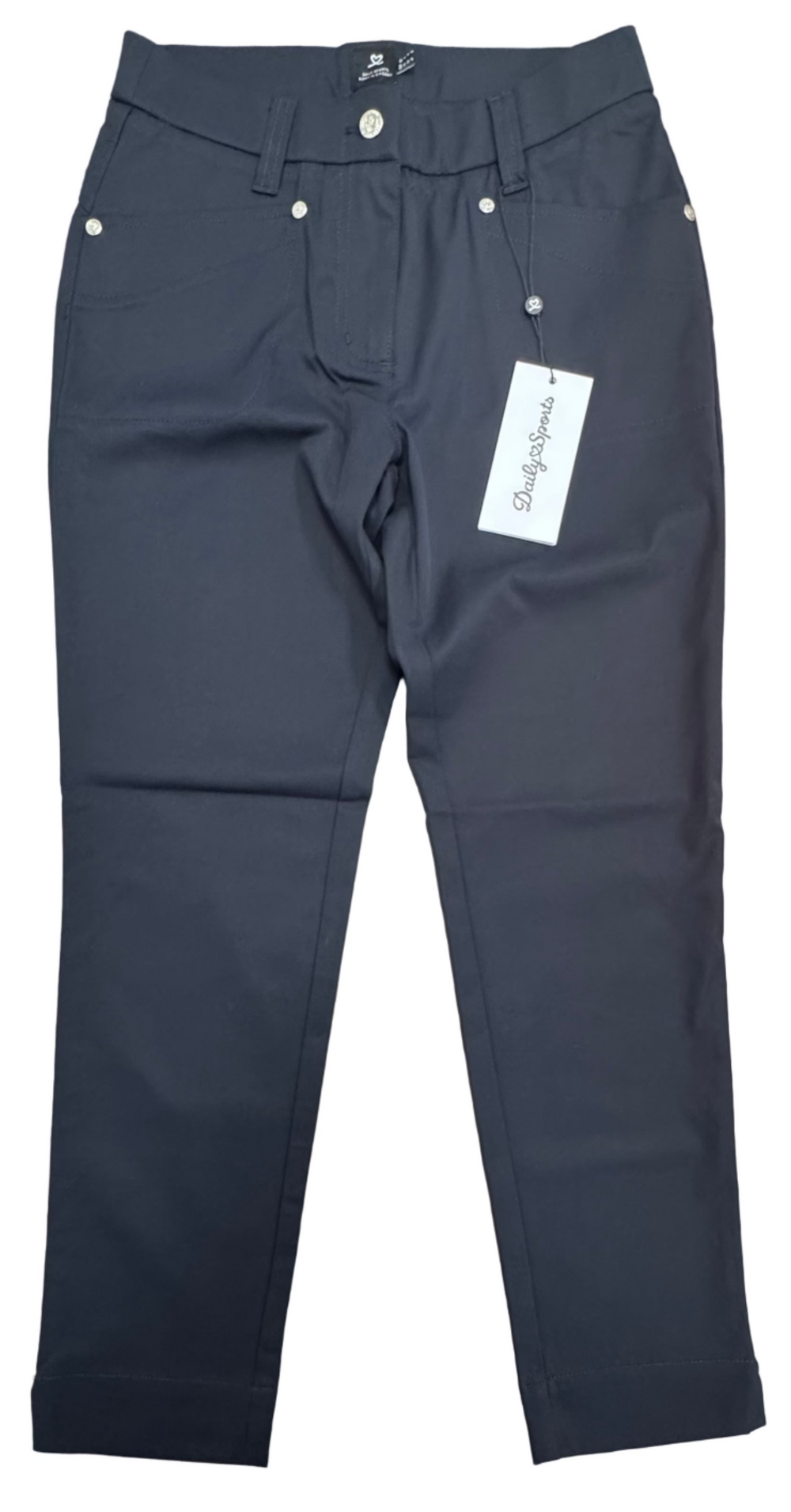 Daily Sports Lyric Black High Water Ankle Pants - Navy - Skorzie