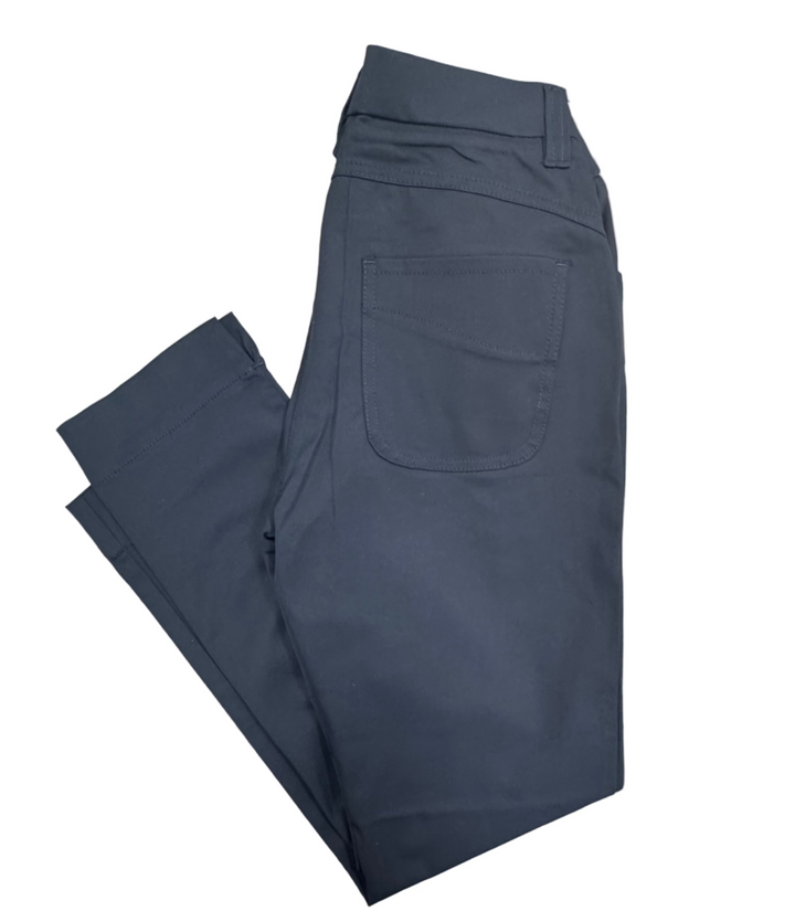 Daily Sports Lyric Black High Water Ankle Pants - Navy - Skorzie
