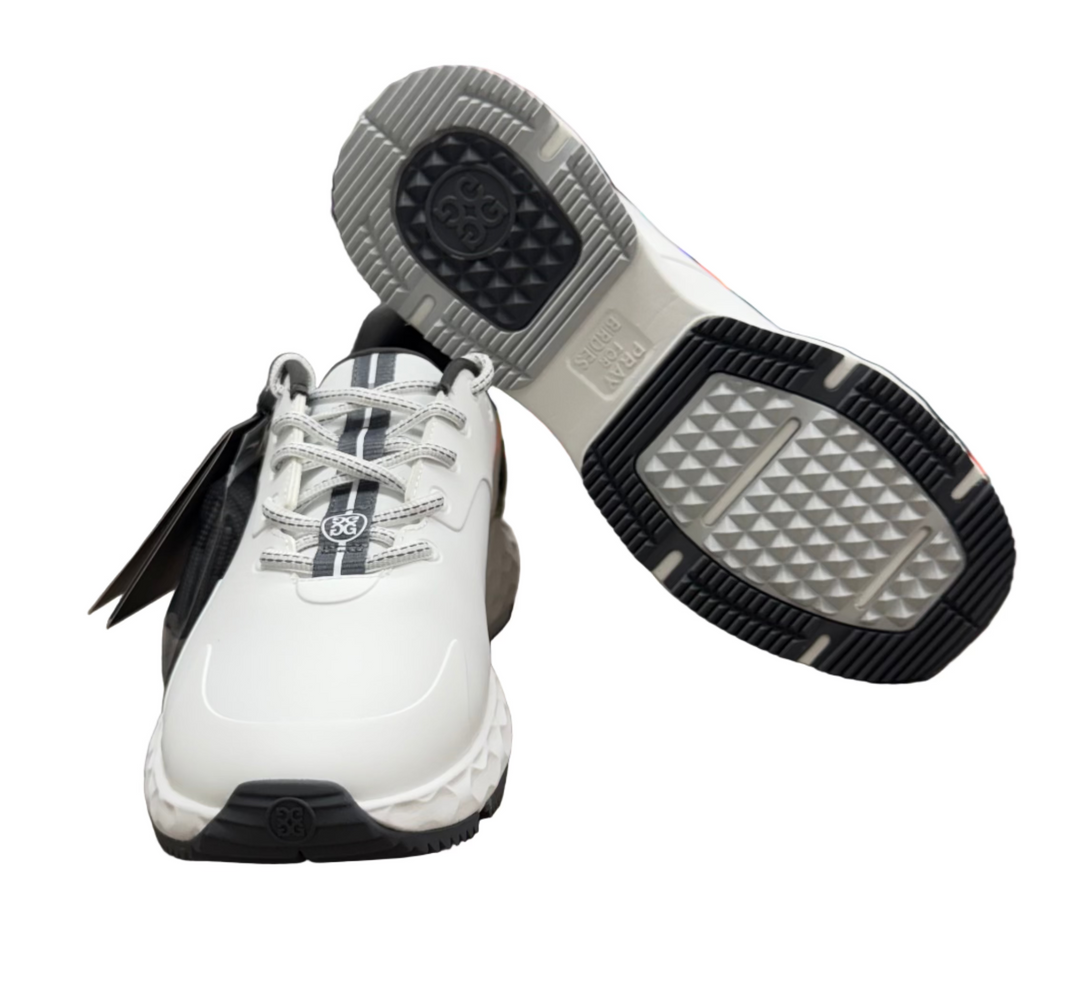 G/FORE Men's Camo Accent MG4+ Golf Shoe - Snow/Charcoal - Size 8 - Skorzie