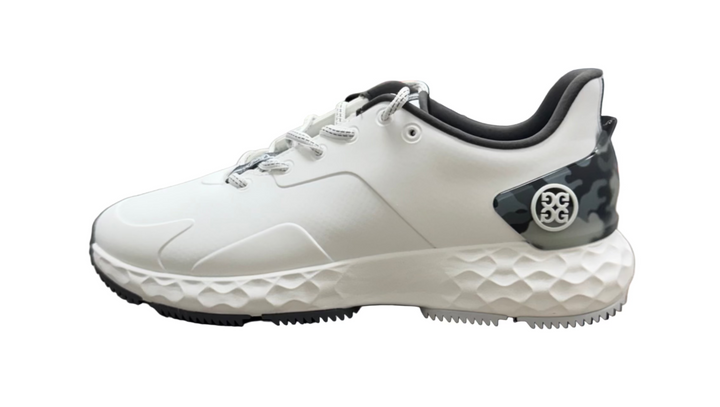 G/FORE Men's Camo Accent MG4+ Golf Shoe - Snow/Charcoal - Size 8 - Skorzie