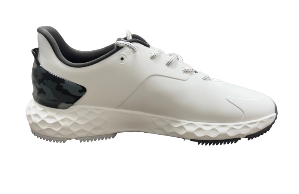 G/FORE Men's Camo Accent MG4+ Golf Shoe - Snow/Charcoal - Size 8 - Skorzie