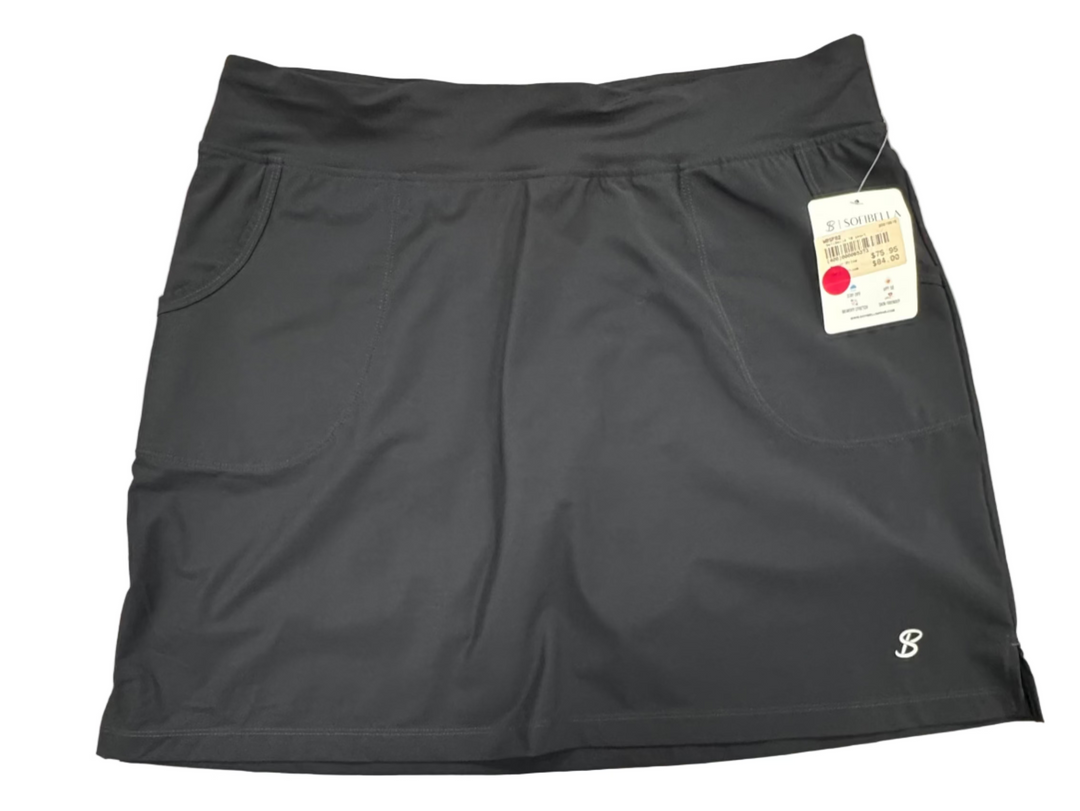 Sofibella 18" Staple Golf Skort - Black - X-Large - Skorzie