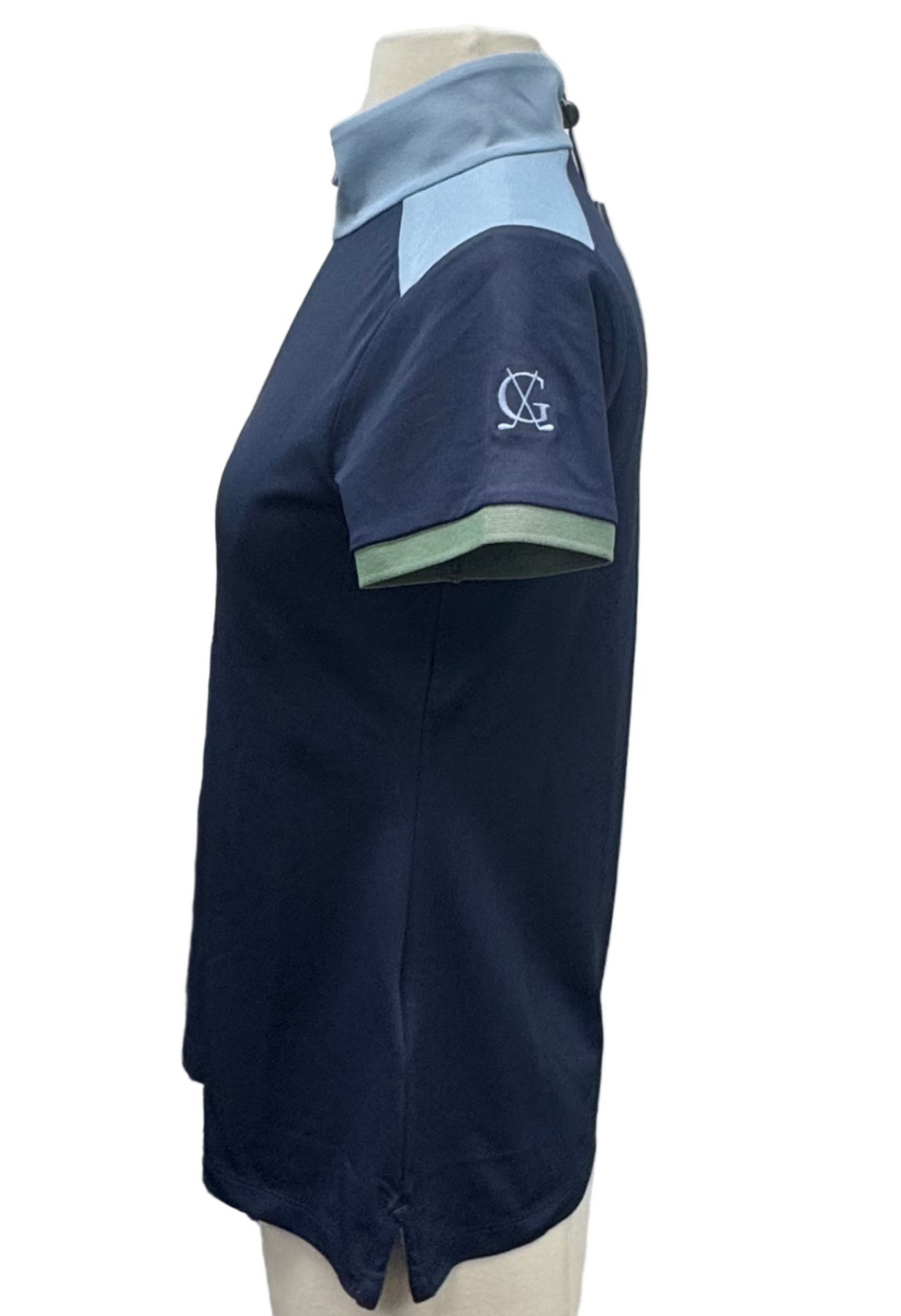 RLX Ralph Lauren Tailored Quarter-Zip Piqué Shirt - Navy - Skorzie