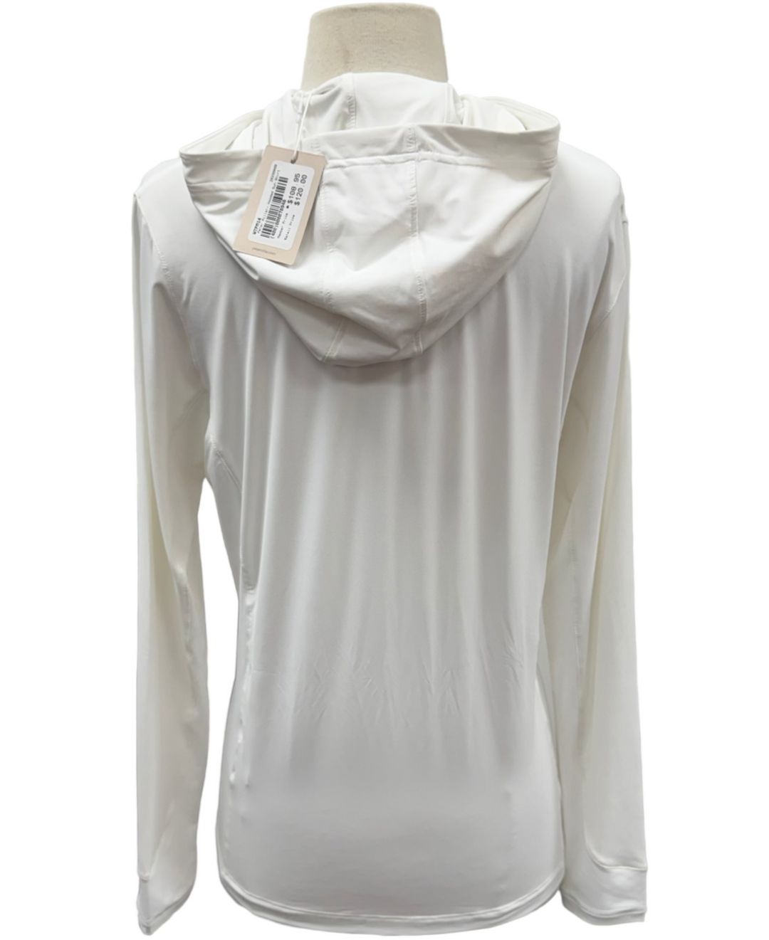 Peter Millar Women's Hooded Long Sleeve Sun Shirt - White - Skorzie