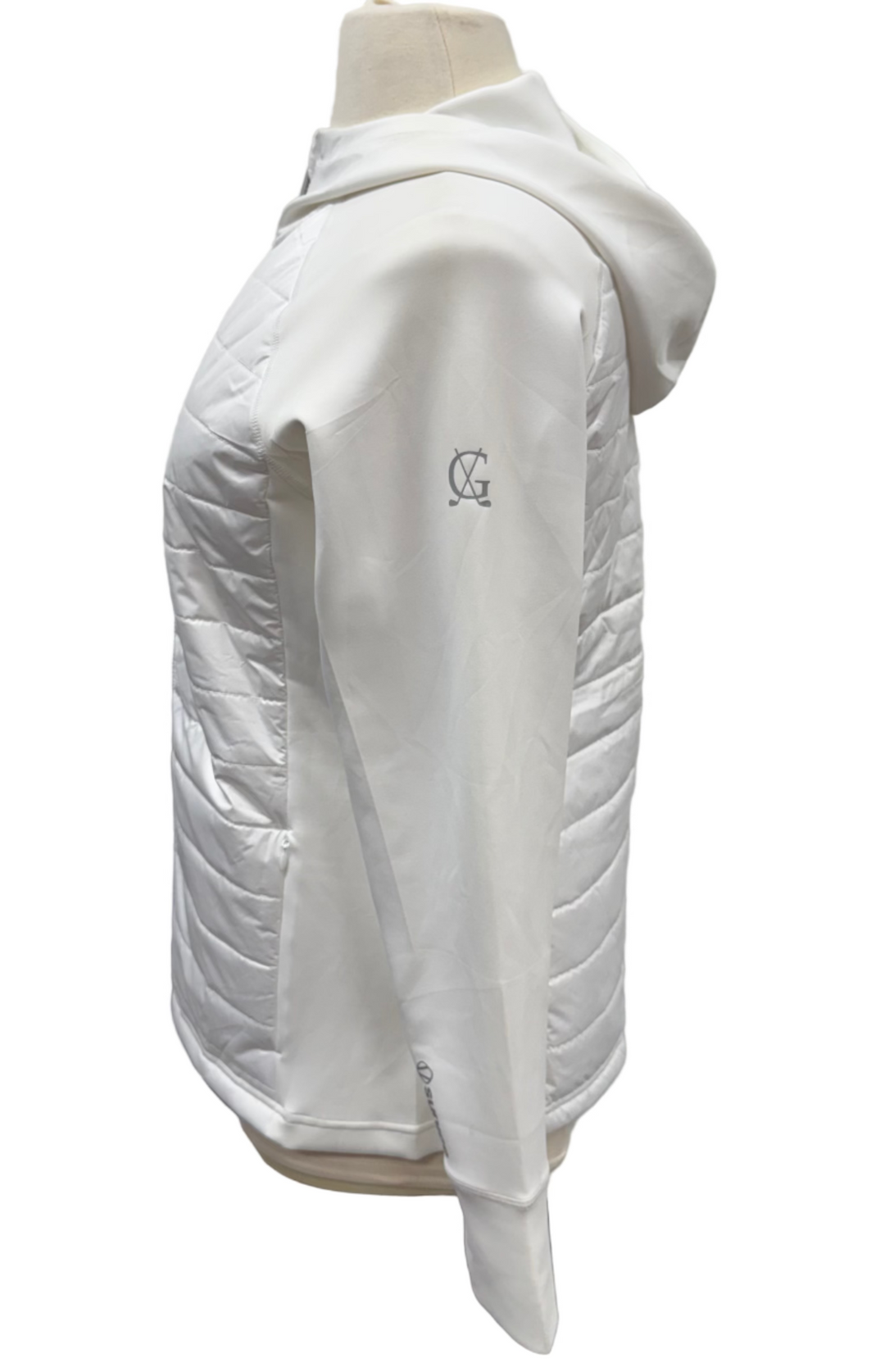 Sunice Women's Lola Thermal Stretch Jacket with Hood - White - X-Large - Skorzie