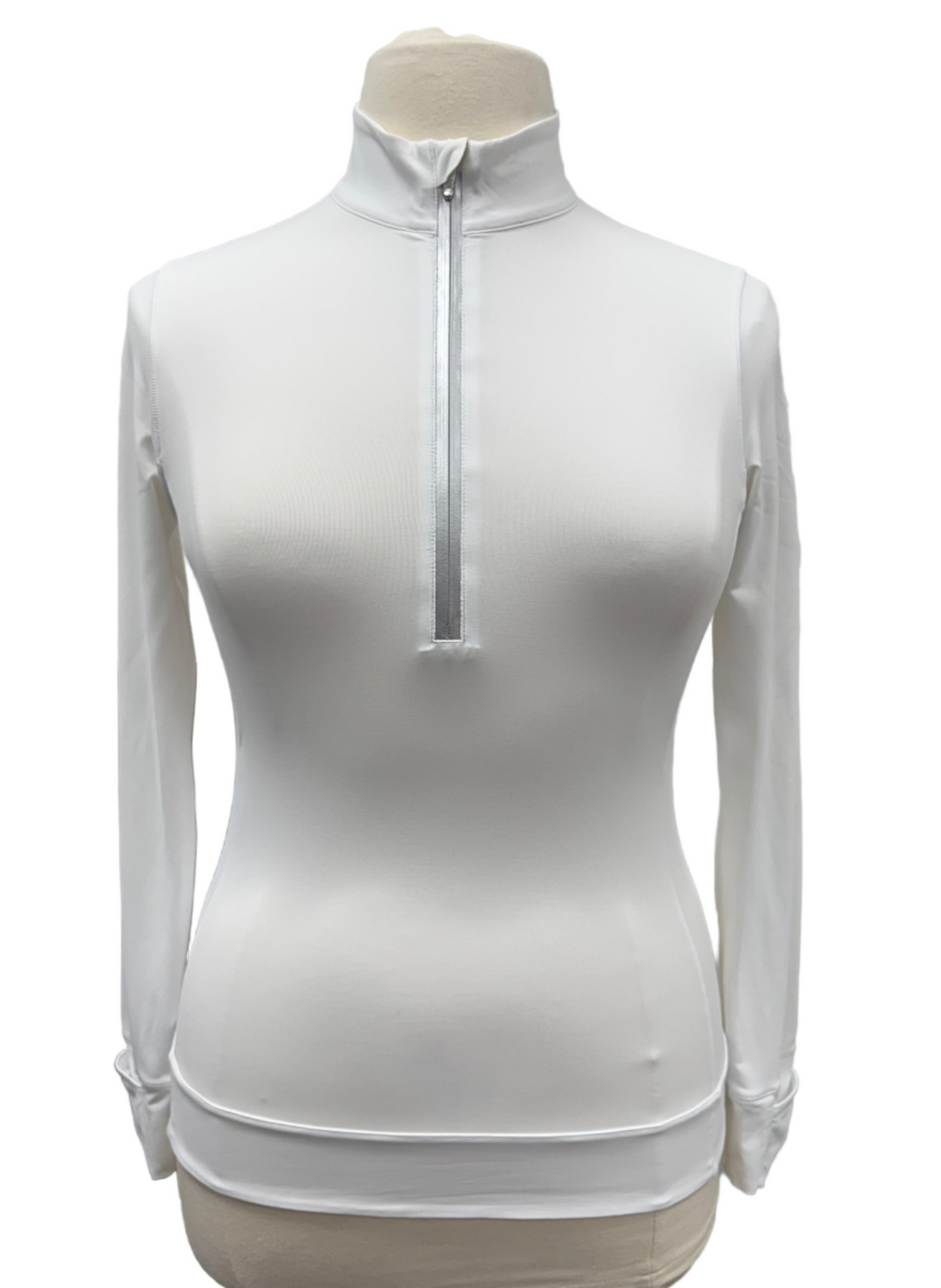 Greyson Halley Quarter Zip - White - Large - Skorzie