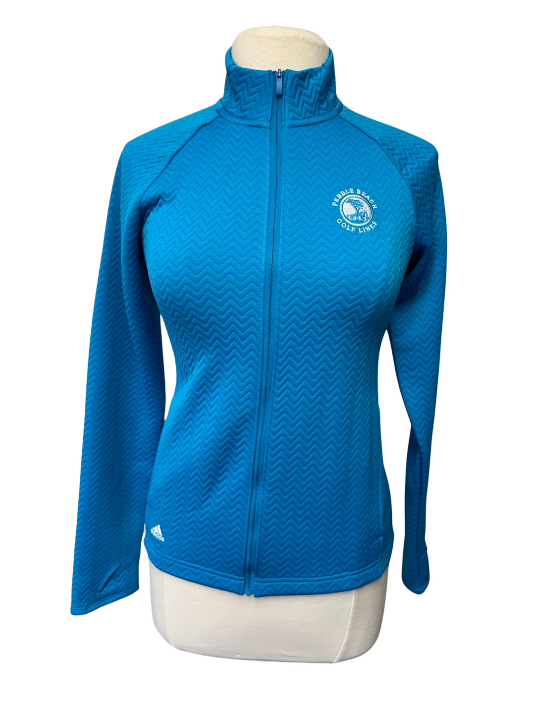 Adidas Quilted Golf Jacket Aqua Size X Small