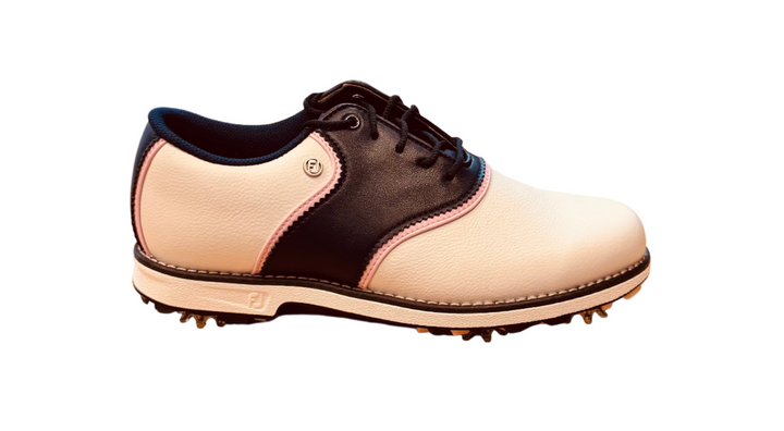 FootJoy Women's Dryjoys Premiere Series Bel Air Golf Shoes - White/Navy