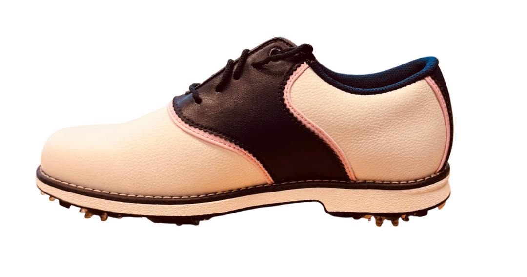 FootJoy Women's Dryjoys Premiere Series Bel Air Golf Shoes - White/Navy