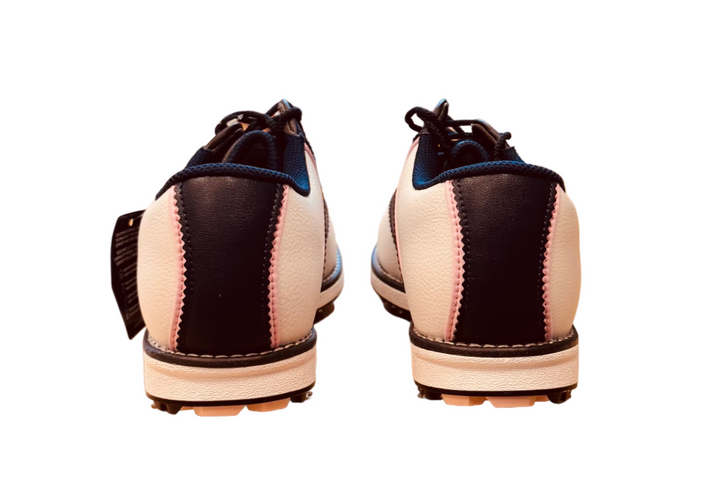 FootJoy Women's Dryjoys Premiere Series Bel Air Golf Shoes - White/Navy