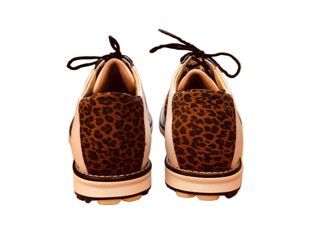 FootJoy Women's Premiere Series Golf Shoes - White/Leopard