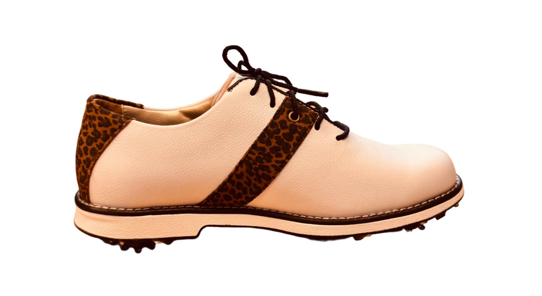 FootJoy Women's Premiere Series Golf Shoes - White/Leopard