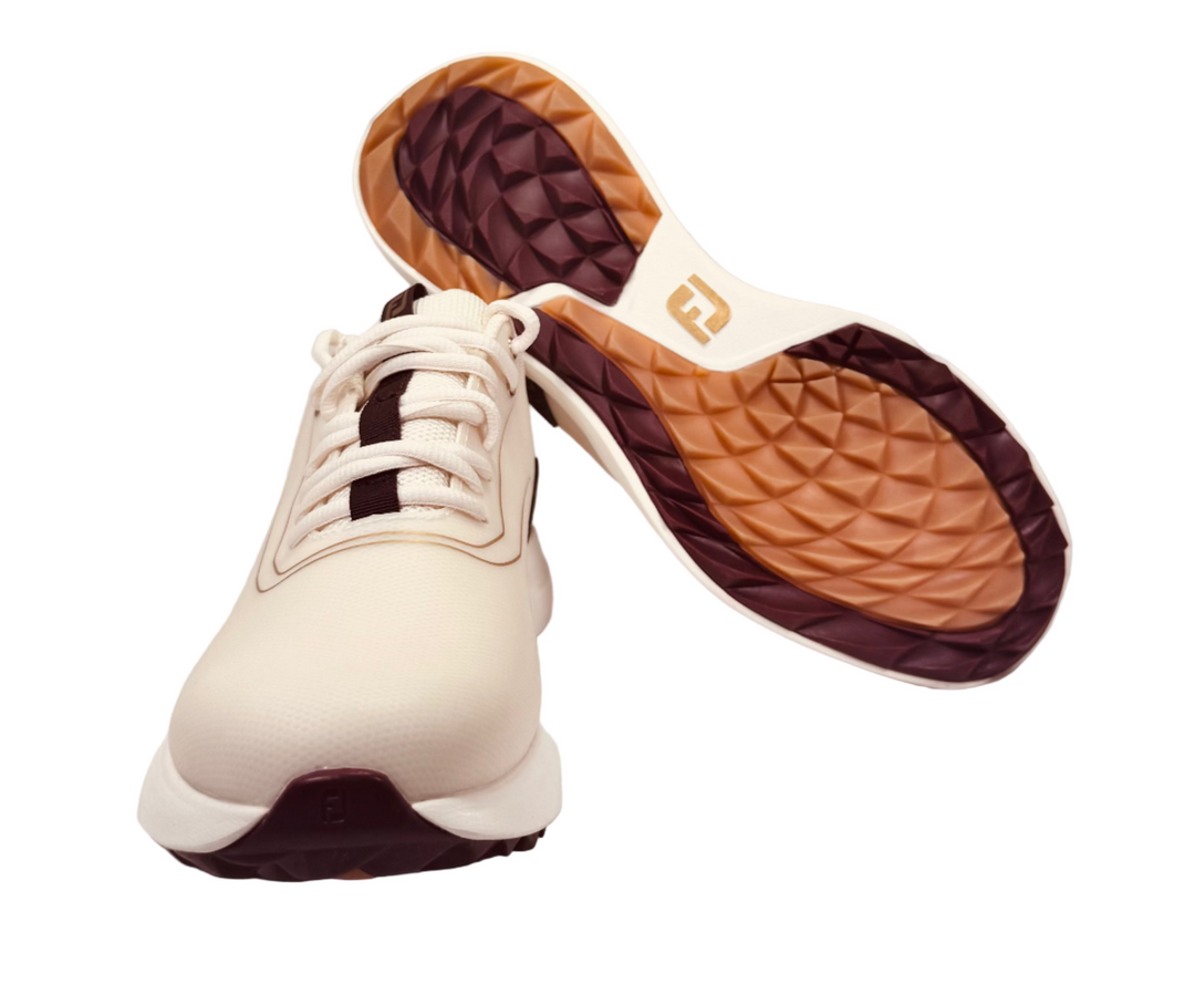 FootJoy Women's Performa Golf Shoes - Cream/Leopard
