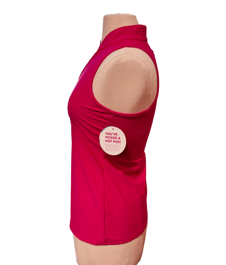 Tzu Tzu Tabitha Top - Lipstick