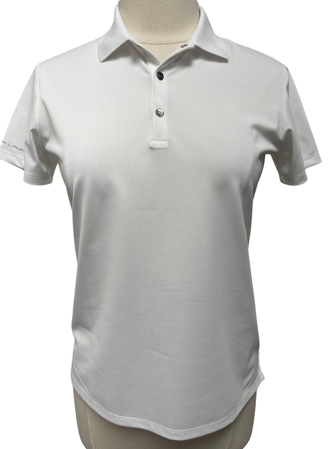 RLX Ralph Lauren Piqué Polo Shirt - White- Size Small - Skorzie
