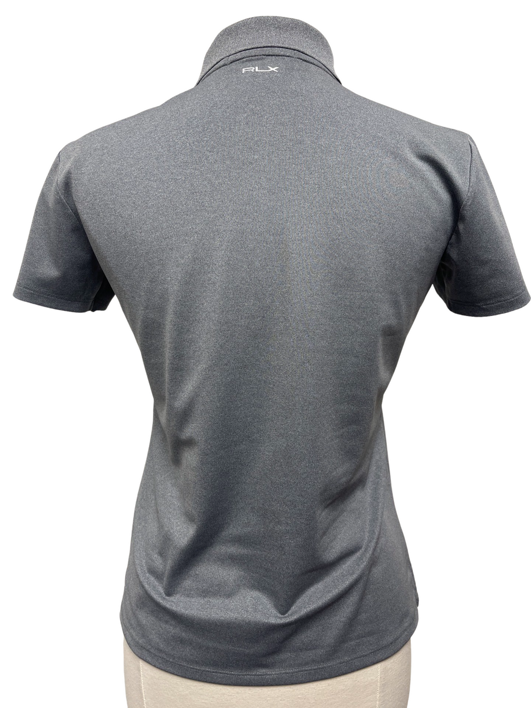 RLX Ralph Lauren Piqué Polo Shirt - Heather Grey- Size Small - Skorzie