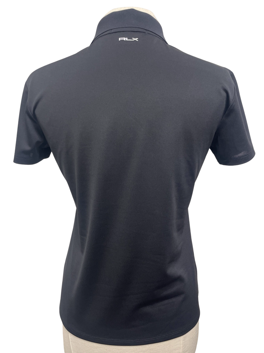 RLX Ralph Lauren Piqué Polo Shirt - Black- Size Small - Skorzie
